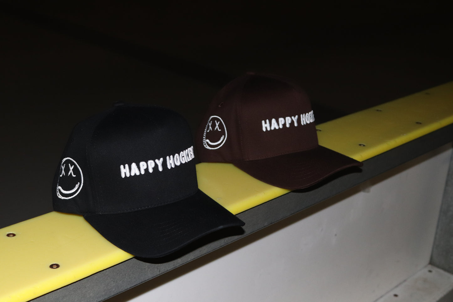 Happy Hockey 5 Panel Cap