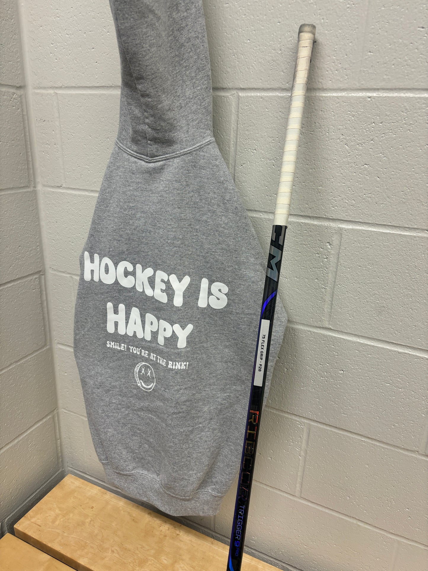 Hockey Is Happy Hoodie